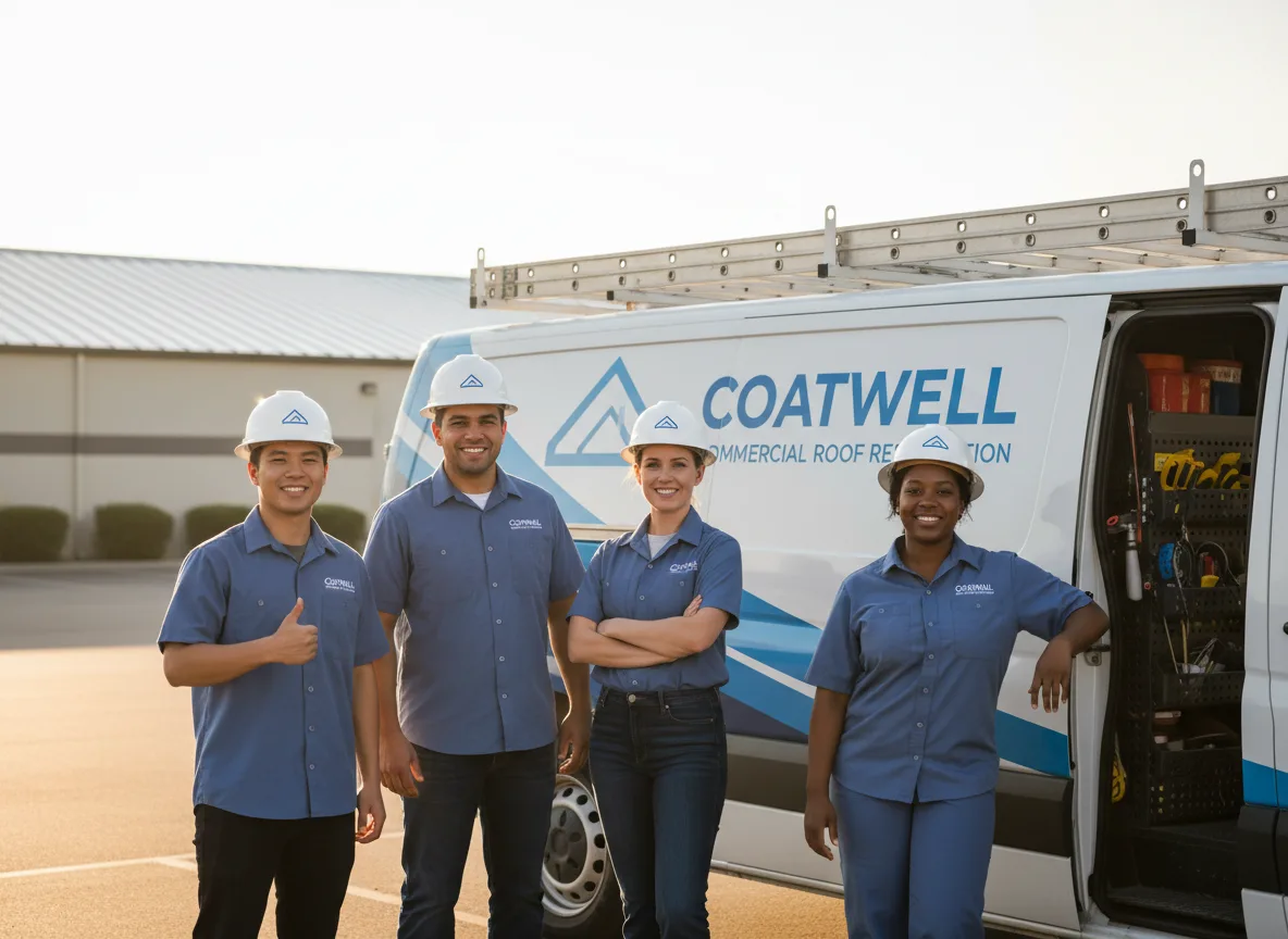 Commercial roof coating company in Woodbine, GA